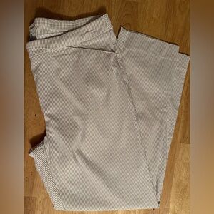 Zac & Rachel Beige Striped Chinos